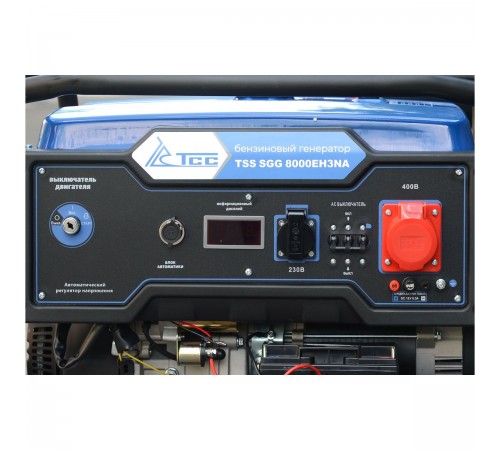 Бензиновый генератор 7,8 кВт TSS SGG 8000EH3NA в кожухе МК-1.1 Бензиновый генератор 7,8 кВт TSS SGG 8000EH3NA в кожухе МК-1.1